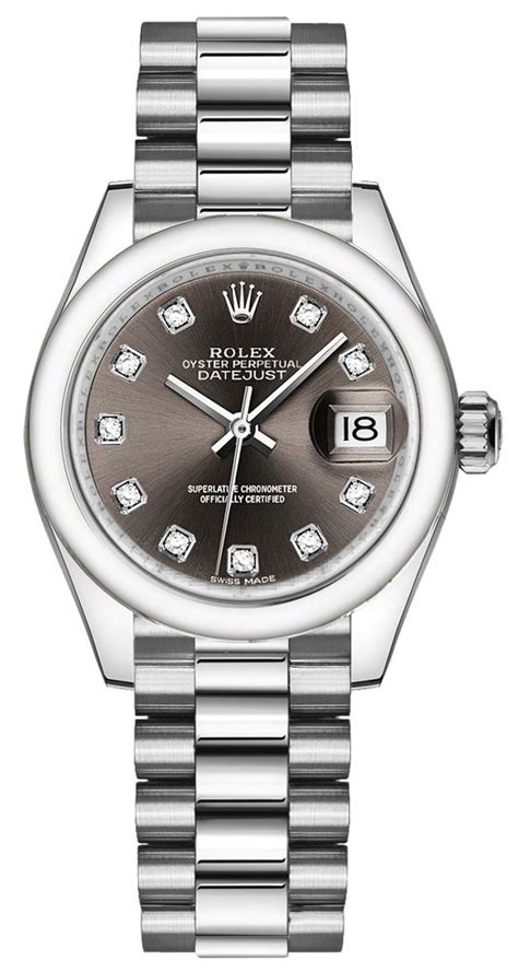 rolex donna con cintulino platino